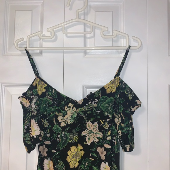 Club Monaco Off the Shoulder Floral Dress - Picture 3 of 5